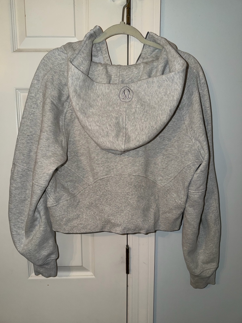 lululemon scuba Half-Zip Hoodie in Light Gray - Picture 3 of 4